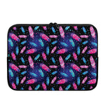 Native Feather Pattern Print Laptop Sleeve