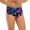 Native Feather Pattern Print Men's Briefs