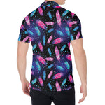 Native Feather Pattern Print Men's Shirt