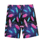 Native Feather Pattern Print Men's Sports Shorts