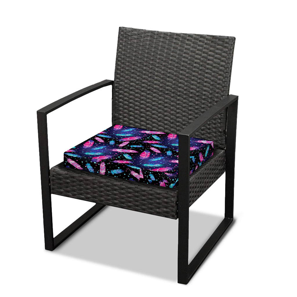 Native Feather Pattern Print Outdoor Seat Cushion Cover