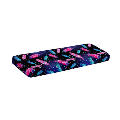 Native Feather Pattern Print Piano Keyboard Cover