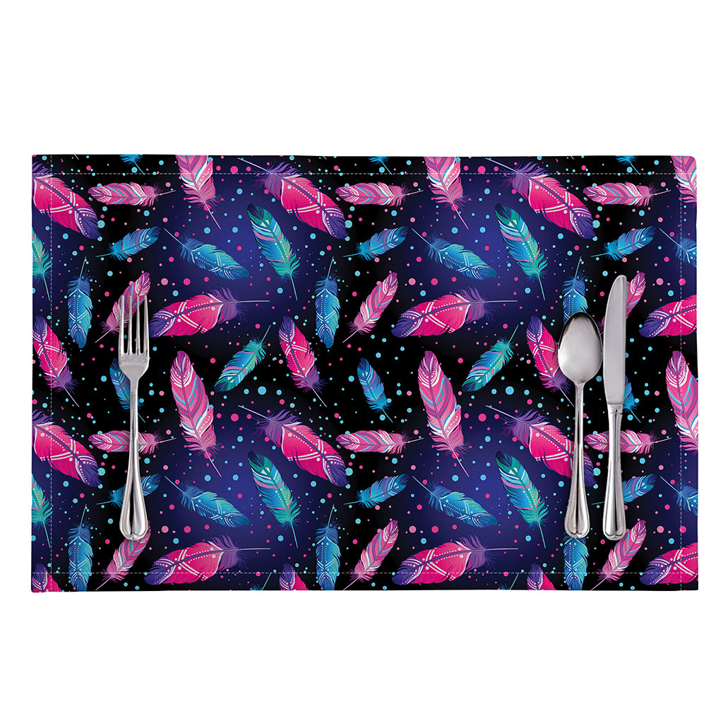 Native Feather Pattern Print Placemat