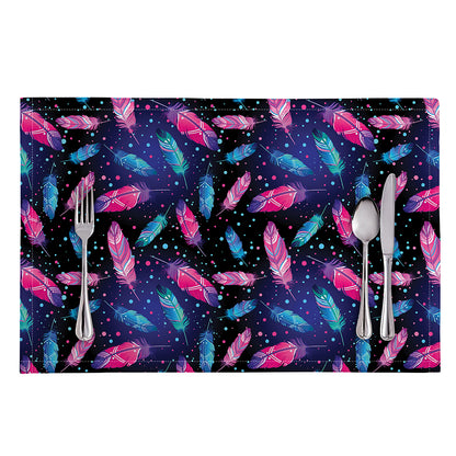 Native Feather Pattern Print Placemat