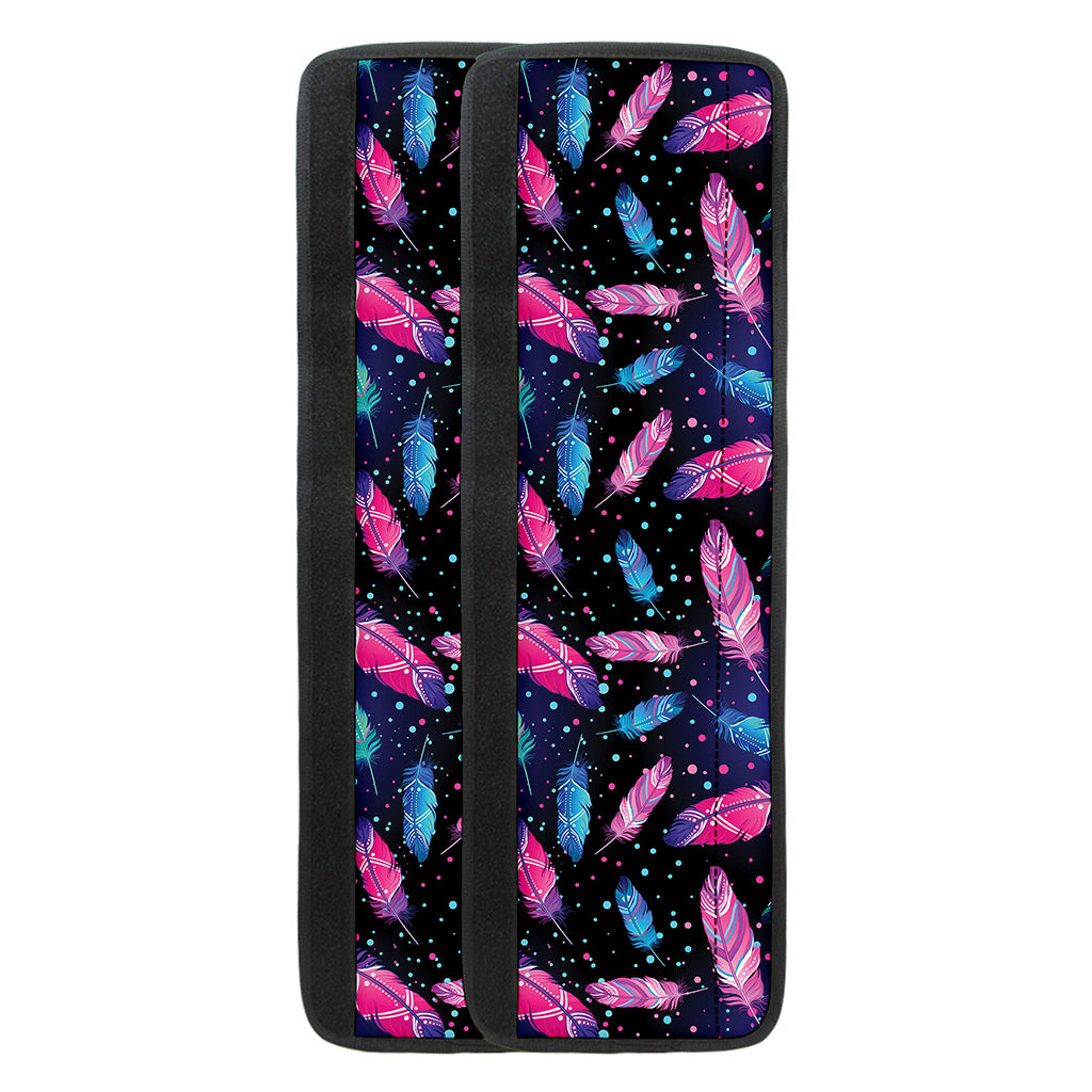 Native Feather Pattern Print Refrigerator Handle Covers
