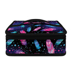 Native Feather Pattern Print Small Lunch Bag