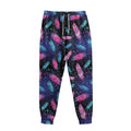 Native Feather Pattern Print Sweatpants