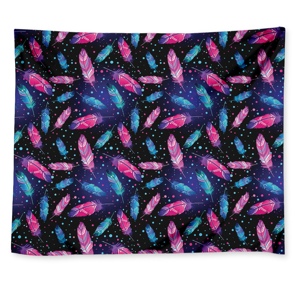 Native Feather Pattern Print Tapestry