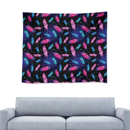 Native Feather Pattern Print Tapestry