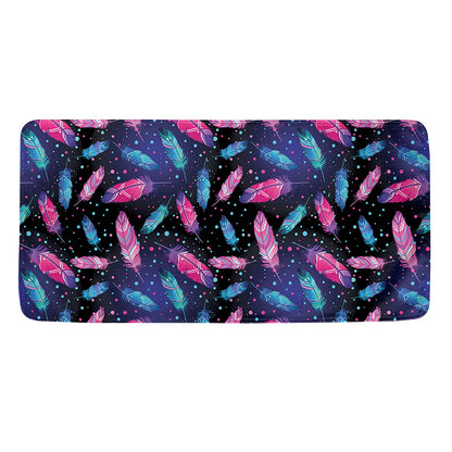 Native Feather Pattern Print Towel