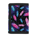 Native Feather Pattern Print Trifold Wallet