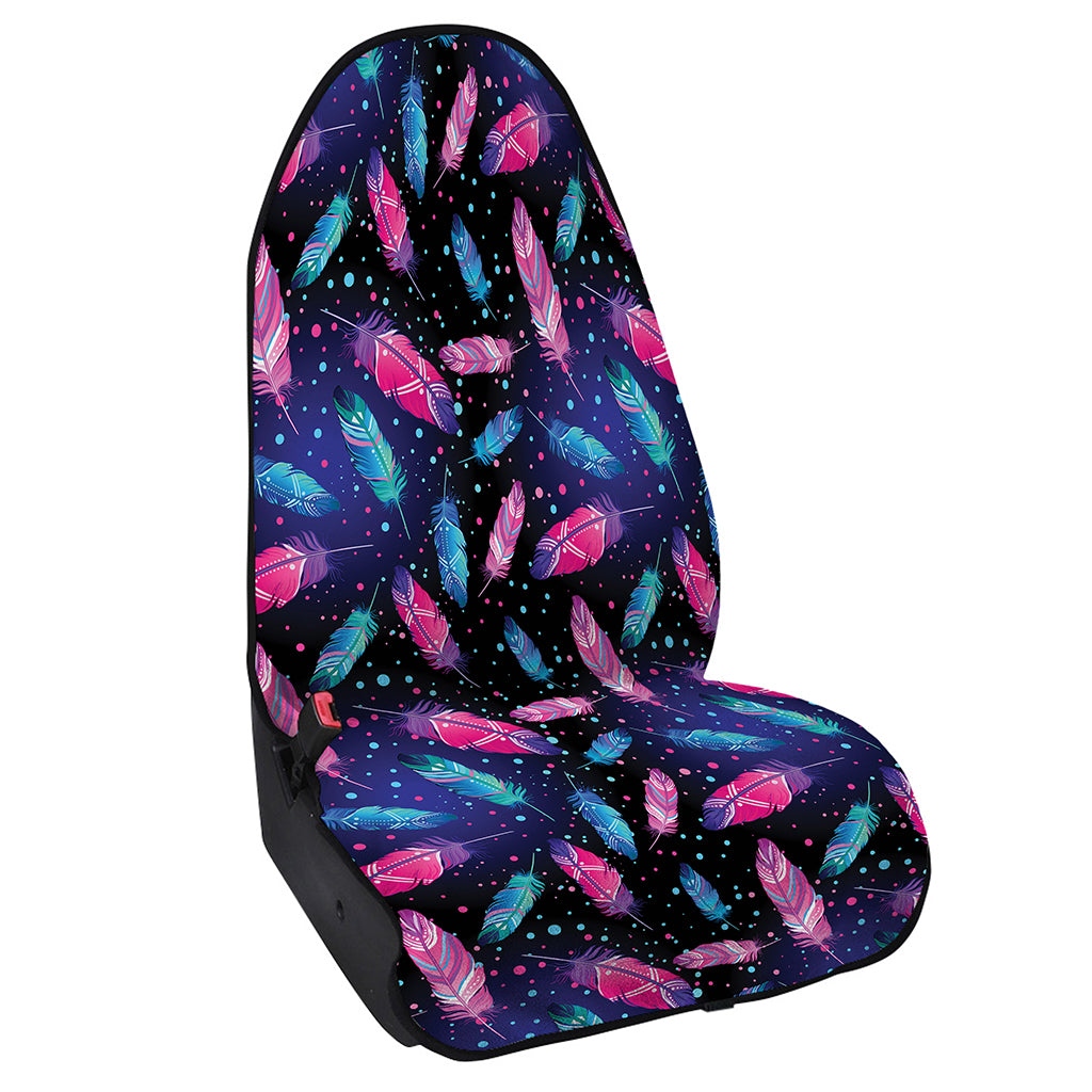 Native Feather Pattern Print Waterproof Car Seat Cover