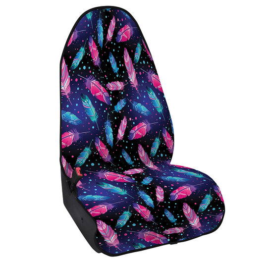 Native Feather Pattern Print Waterproof Car Seat Cover