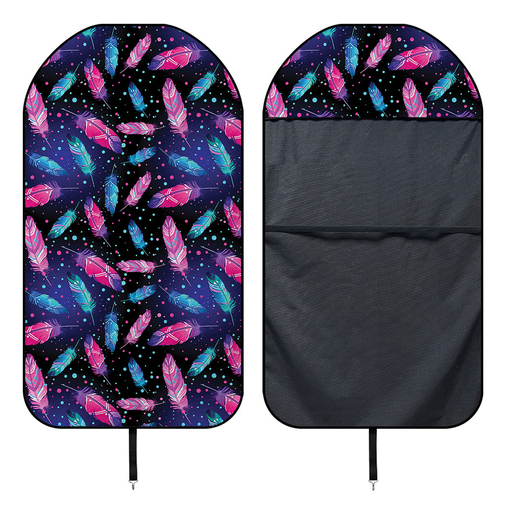 Native Feather Pattern Print Waterproof Car Seat Cover