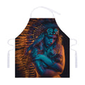 Native Indian Girl Portrait Print Adjustable Apron