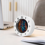 Native Indian Girl Portrait Print Alarm Clock