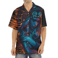 Native Indian Girl Portrait Print Aloha Shirt