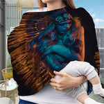 Native Indian Girl Portrait Print Baby Seat Cover