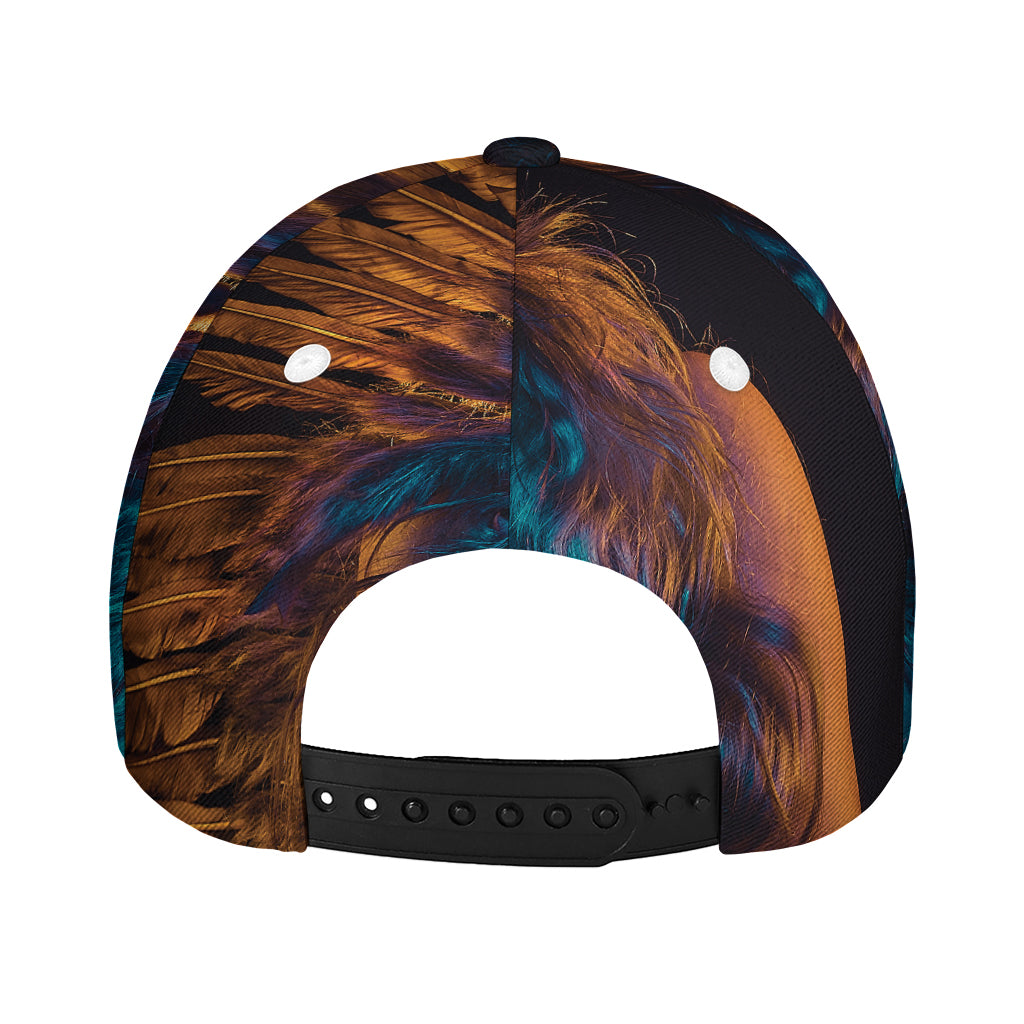 Native Indian Girl Portrait Print Baseball Cap