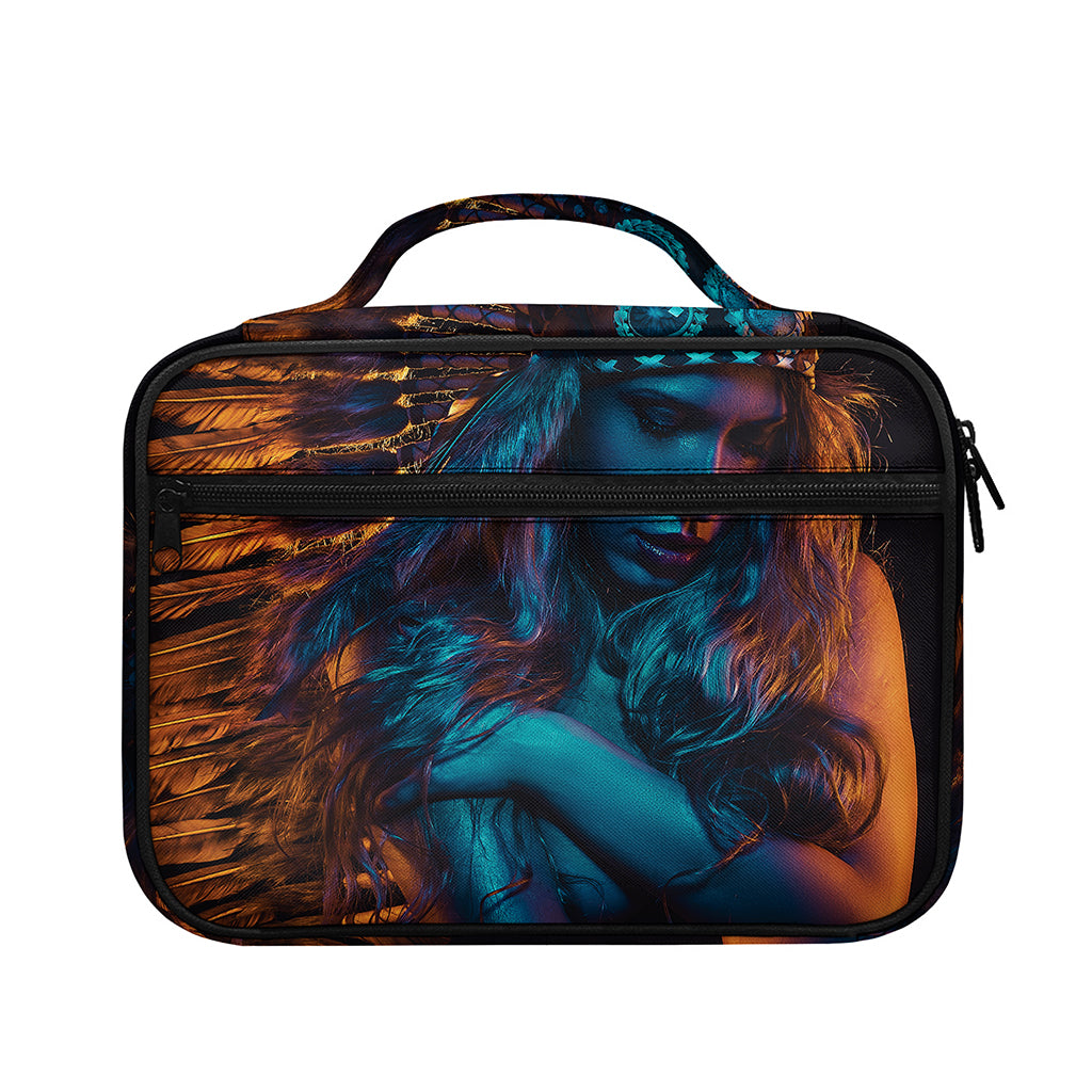 Native Indian Girl Portrait Print Briefcase Bible Bag