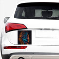 Native Indian Girl Portrait Print Car Sticker