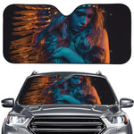 Native Indian Girl Portrait Print Car Windshield Sun Shade