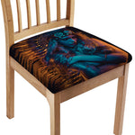Native Indian Girl Portrait Print Chair Cushion Cover