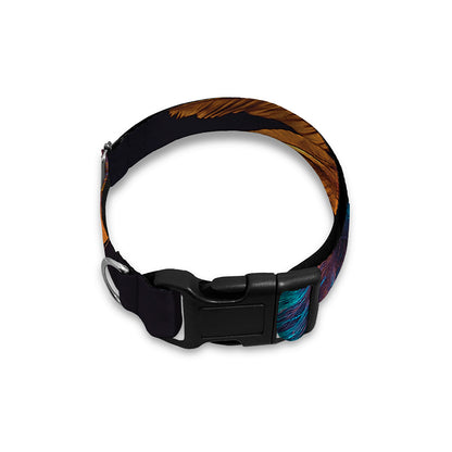 Native Indian Girl Portrait Print Dog Collar