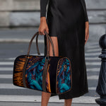 Native Indian Girl Portrait Print Duffle Bag