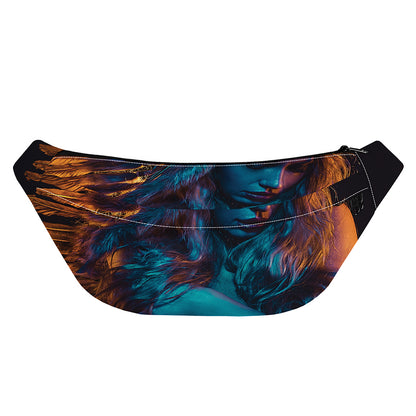 Native Indian Girl Portrait Print Fanny Pack