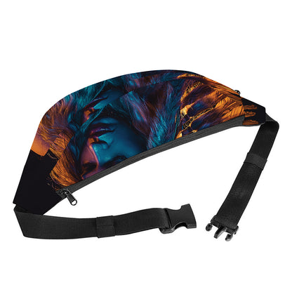 Native Indian Girl Portrait Print Fanny Pack