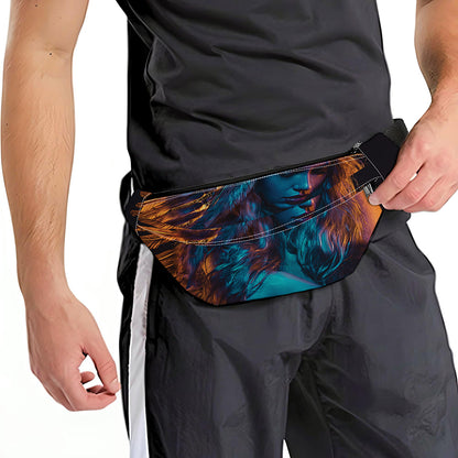 Native Indian Girl Portrait Print Fanny Pack