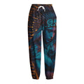 Native Indian Girl Portrait Print Fleece Lined Knit Pants