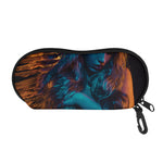 Native Indian Girl Portrait Print Glasses Case