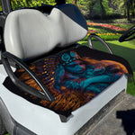 Native Indian Girl Portrait Print Golf Cart Seat Cover