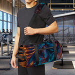 Native Indian Girl Portrait Print Gym Bag