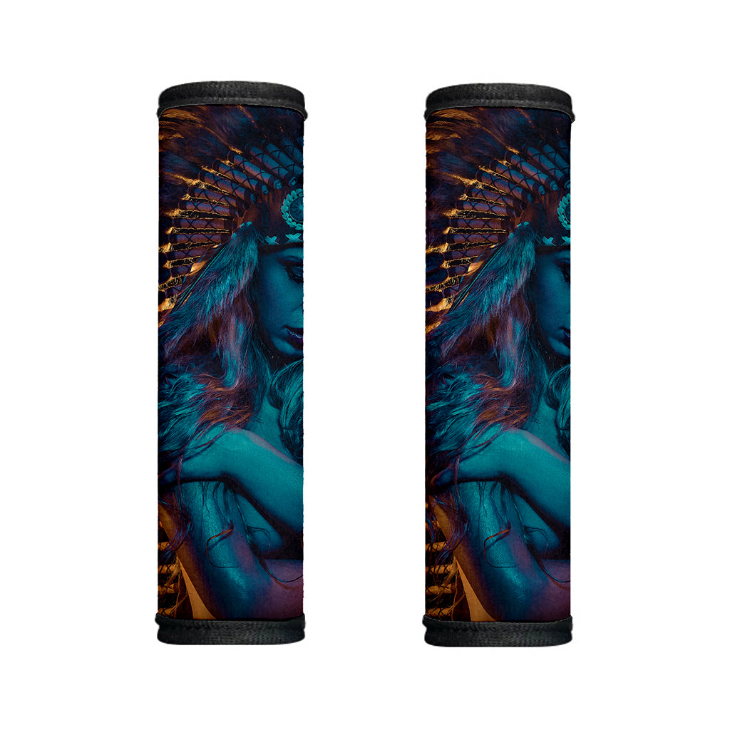 Native Indian Girl Portrait Print Handle Covers