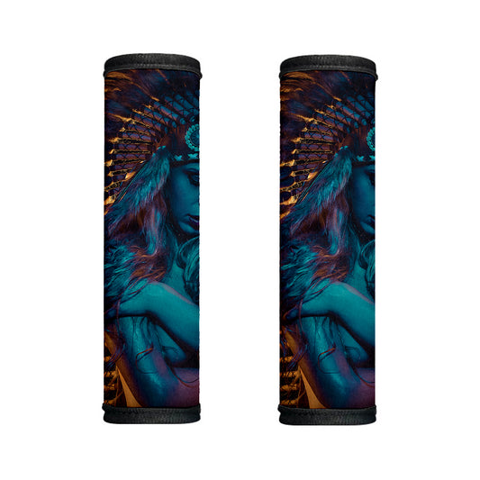 Native Indian Girl Portrait Print Handle Covers