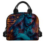 Native Indian Girl Portrait Print Insulated Lunch Bag