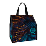 Native Indian Girl Portrait Print Insulated Lunch Tote
