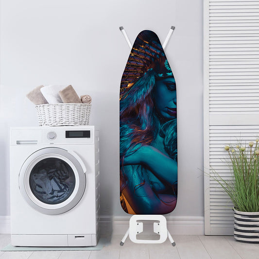 Native Indian Girl Portrait Print Ironing Board Cover
