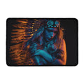 Native Indian Girl Portrait Print Kitchen Mat