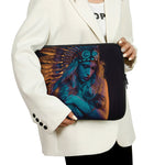 Native Indian Girl Portrait Print Laptop Sleeve