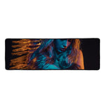 Native Indian Girl Portrait Print Long Kitchen Mat