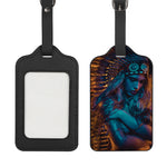 Native Indian Girl Portrait Print Luggage Tag