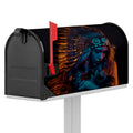 Native Indian Girl Portrait Print Mailbox Cover