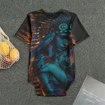 Native Indian Girl Portrait Print Men's Bodysuit