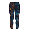 Native Indian Girl Portrait Print Men's Leggings