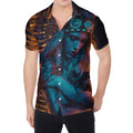 Native Indian Girl Portrait Print Men's Shirt