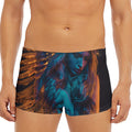 Native Indian Girl Portrait Print Men's Short Boxer Briefs